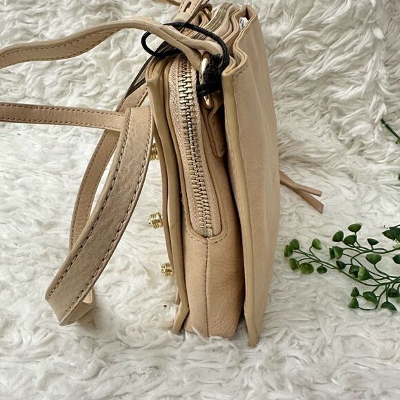 Botkier New York Warren City Blush Leather Crossbody Shoulder Bag NEW - Picture 6 of 10